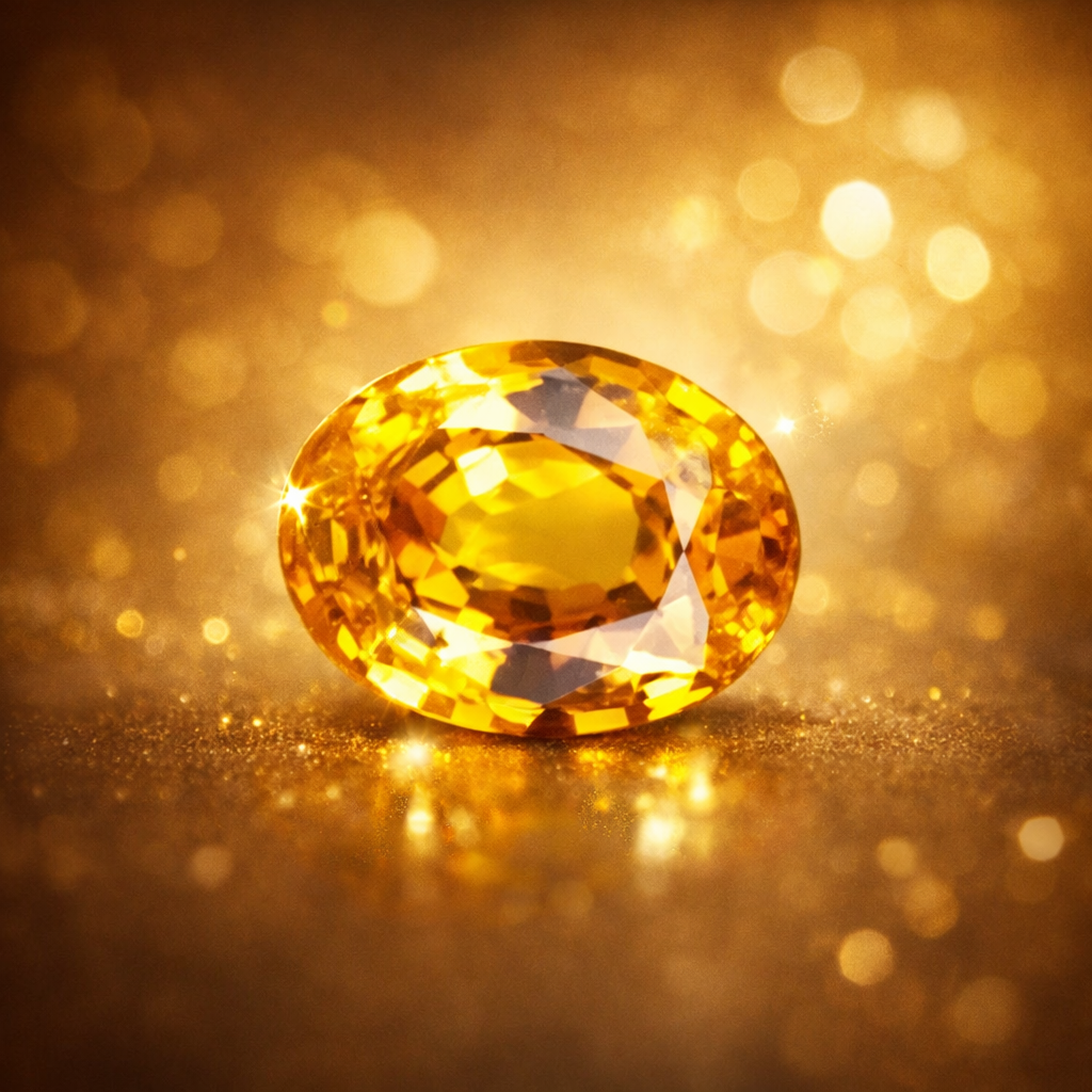 Yellow Sapphire Pukhraj